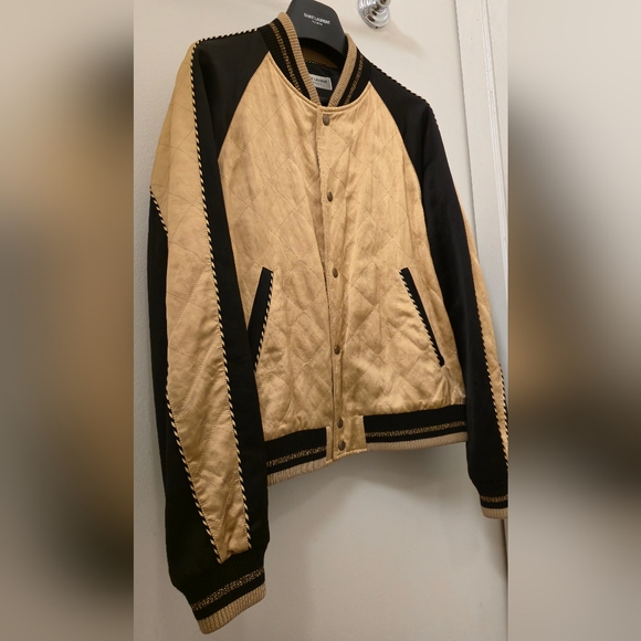 Saint Laurent Teddy Bomber Jacket - Picture 2 of 5